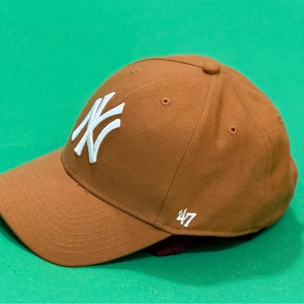 New York Yankees '47 Brand Wheat Brown Adjustable Snapback Cap Hat